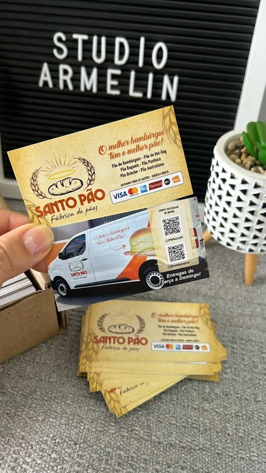 Cartão de Visita Verniz Total