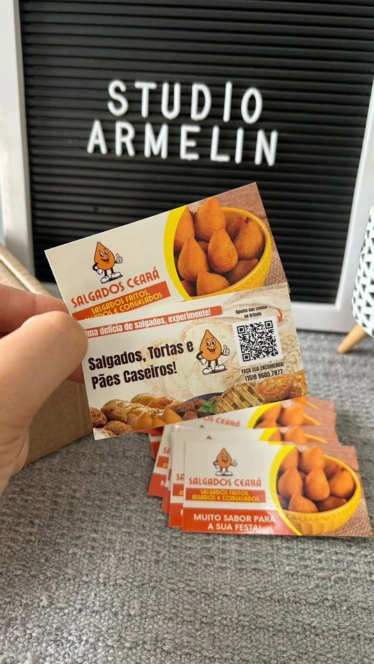 Cartão de Visita Verniz Total