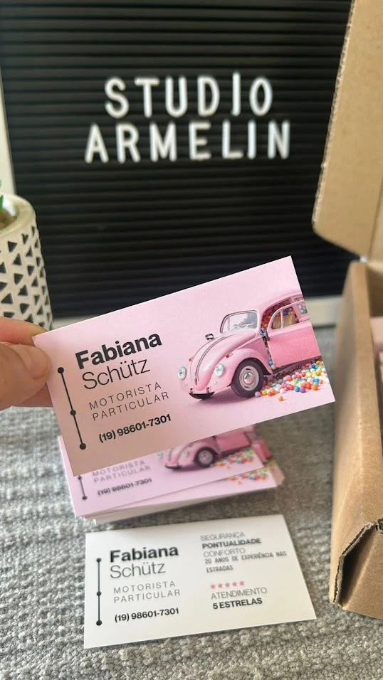 Cartão de Visita Verniz Total