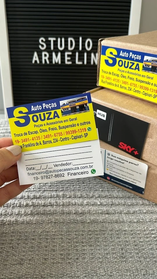 Cartão de Visita Verniz Total