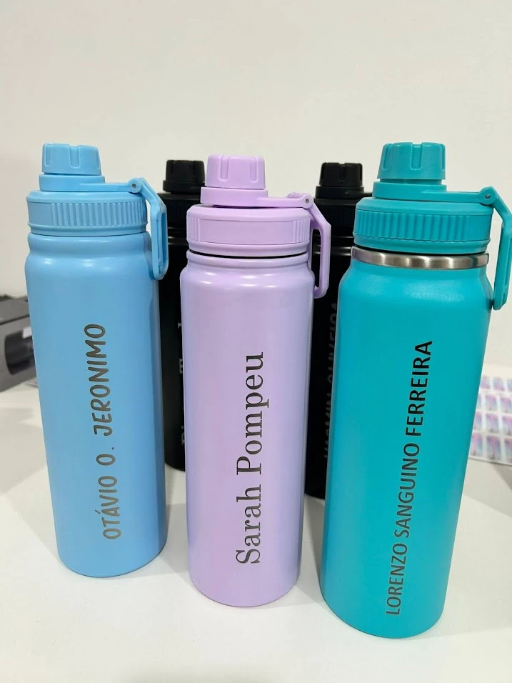 Garrafa Térmica 800ml Gravação Laser