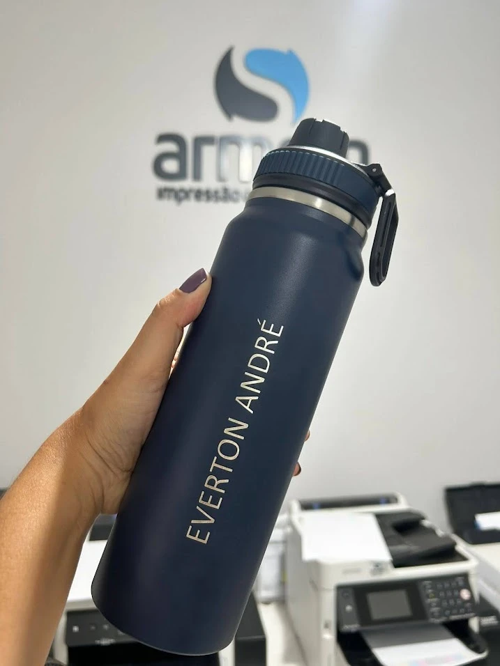 Garrafa Térmica 800ml Gravação Laser