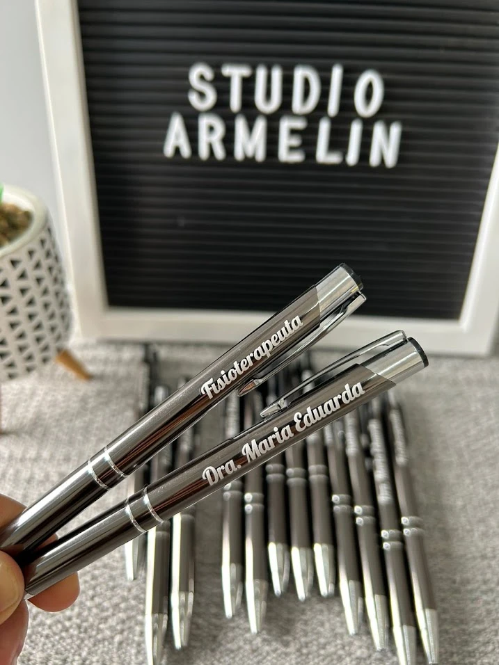 Caneta de Metal Chumbo Gravação Laser