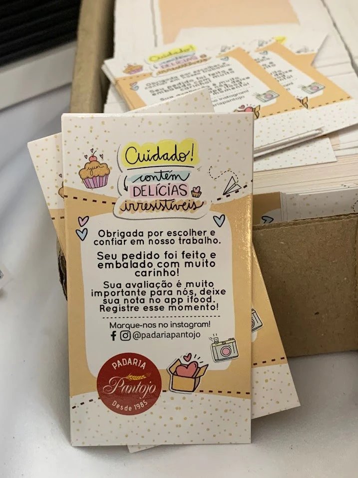 Cartão de Agradecimento