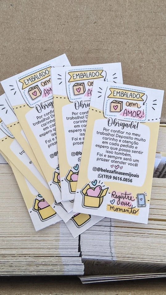 Cartão de Agradecimento