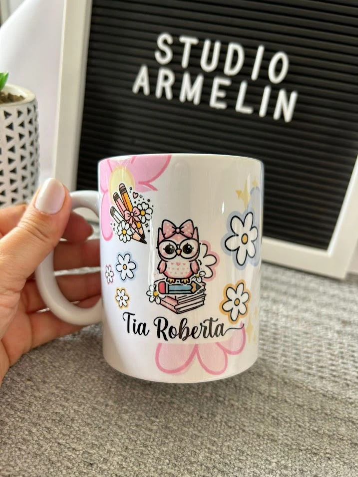 Caneca de Cerâmica Tradicional Dia dos Professores