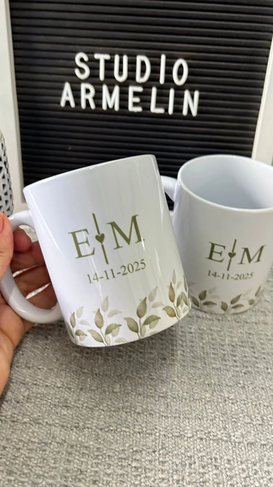 Caneca de Cerâmica Casamento