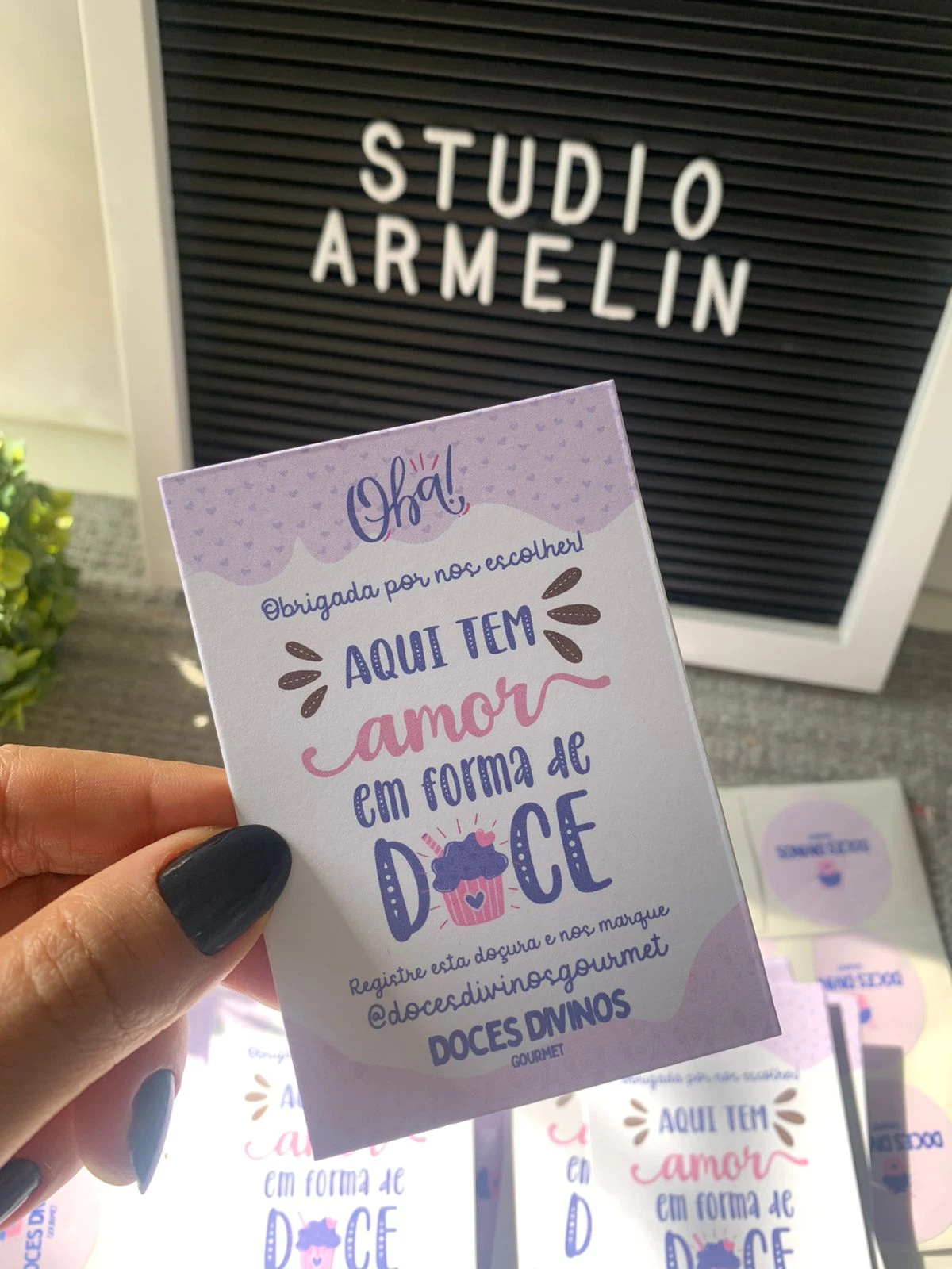 Cartão de Agradecimento