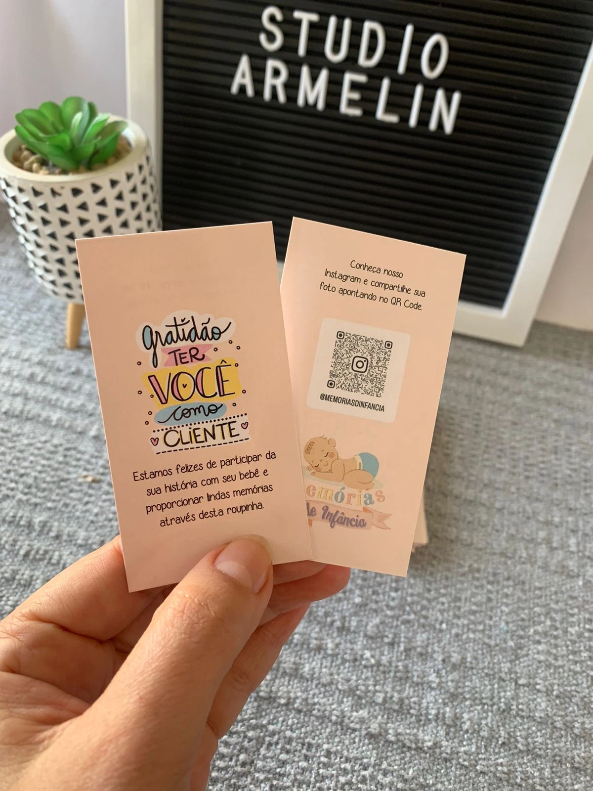 Cartão de Agradecimento