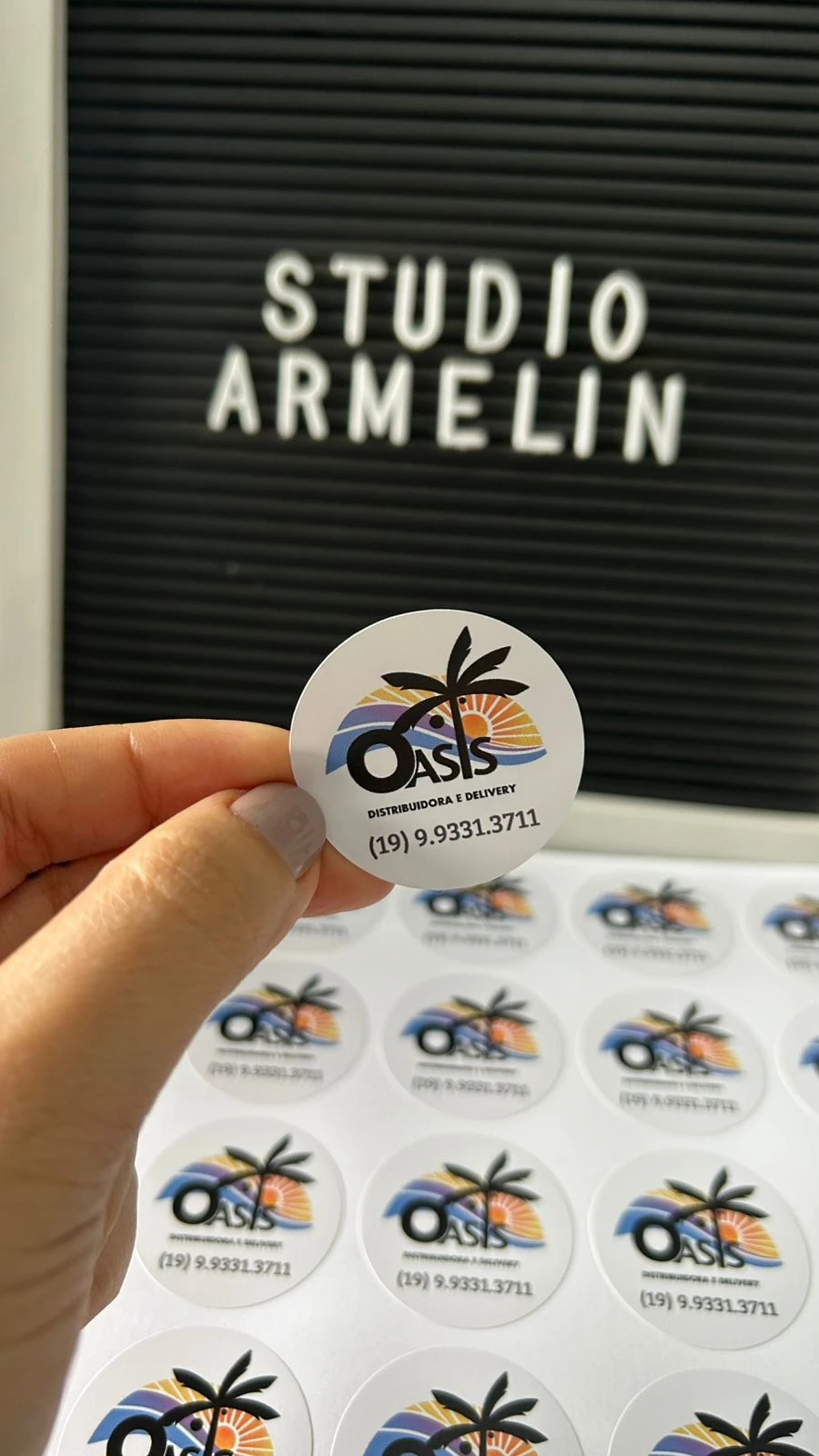 Adesivo Vinil Para Galão de Água