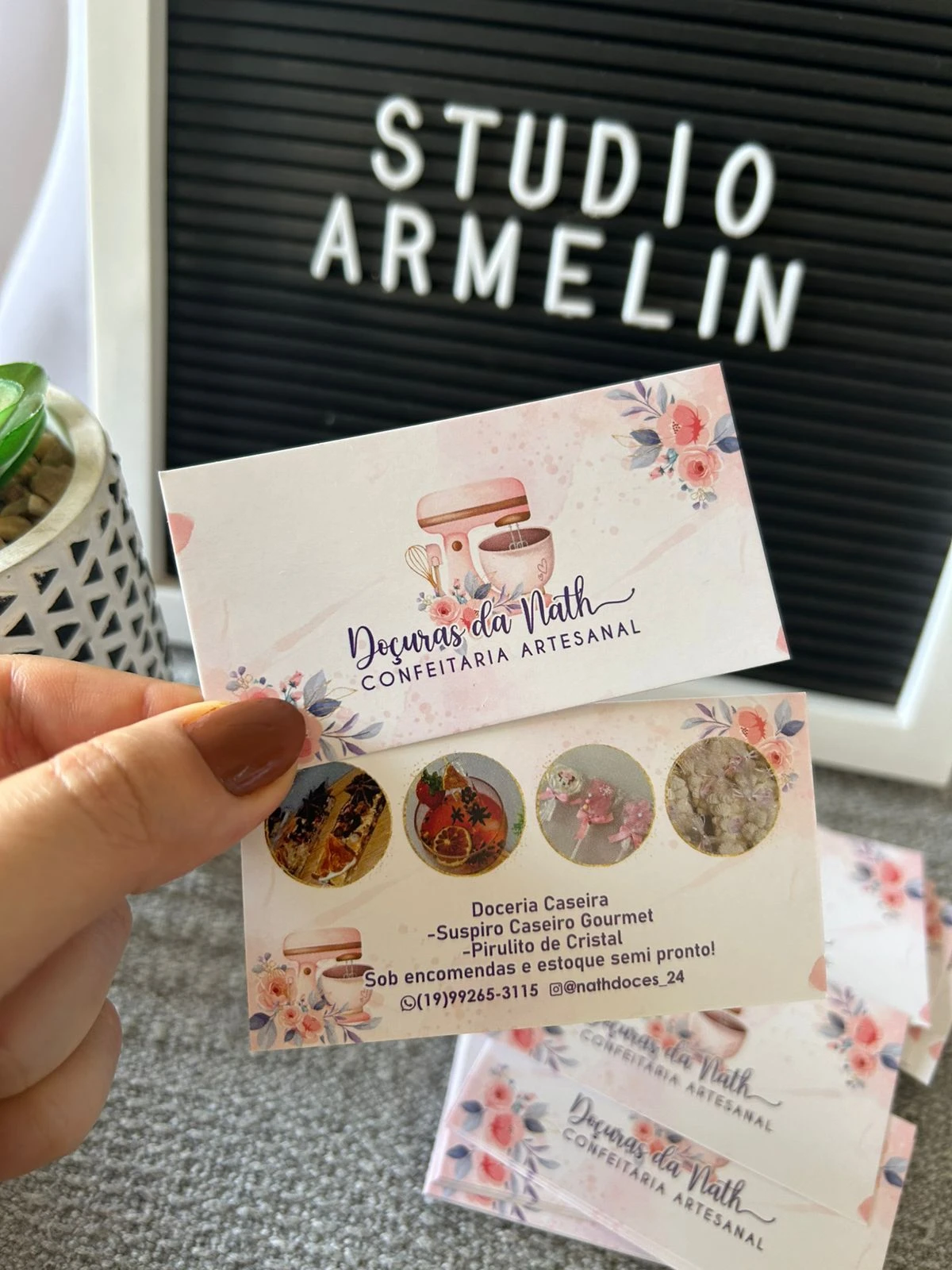 Cartão de Visita Verniz Total