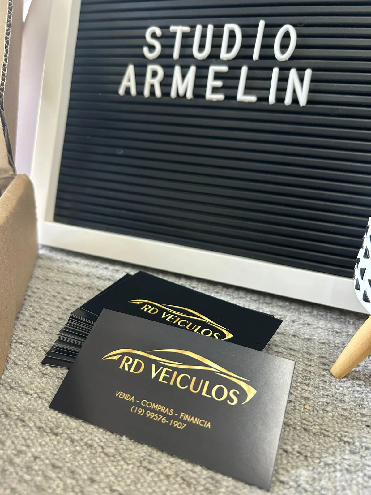 Cartão de Visita Verniz Total