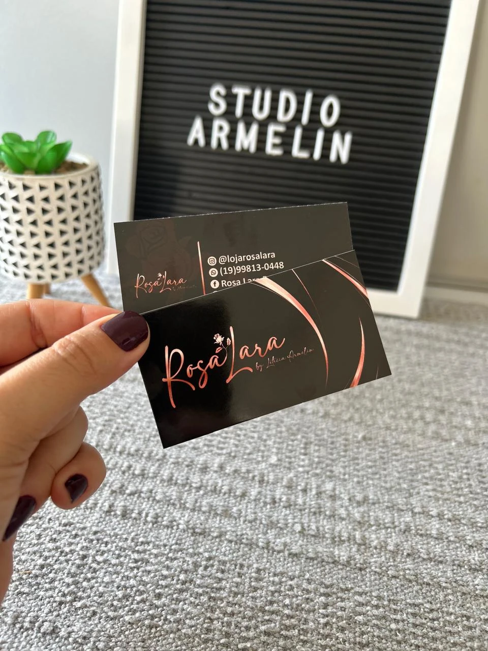 Cartão de Visita Verniz Total