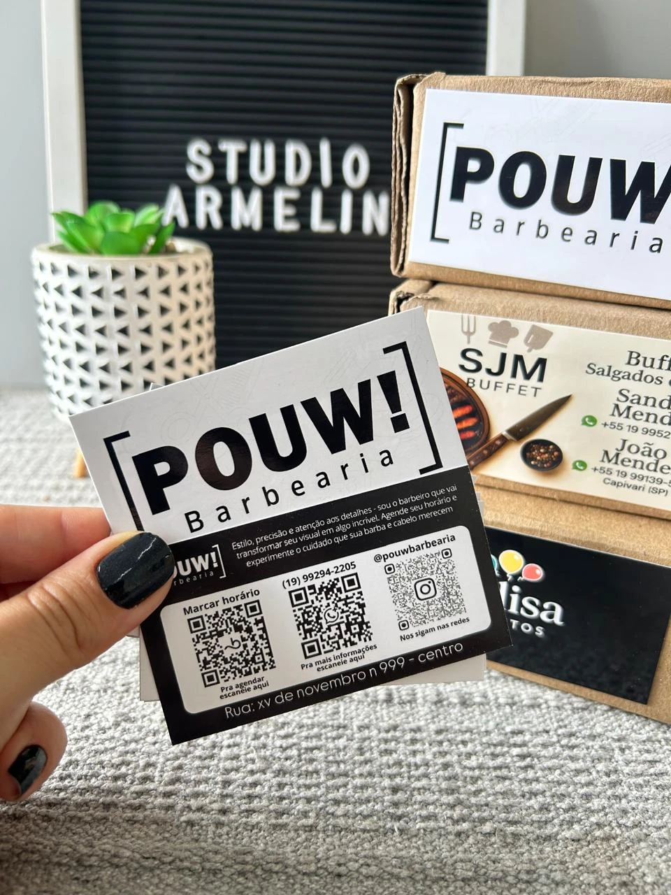 Cartão de Visita Verniz Total