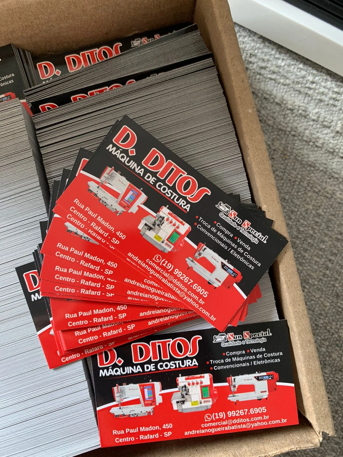 Cartão de Visita Verniz Total