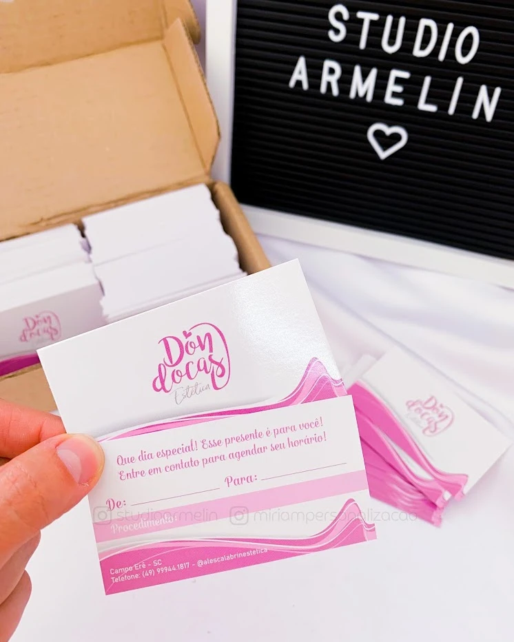 Cartão de Visita Verniz Total