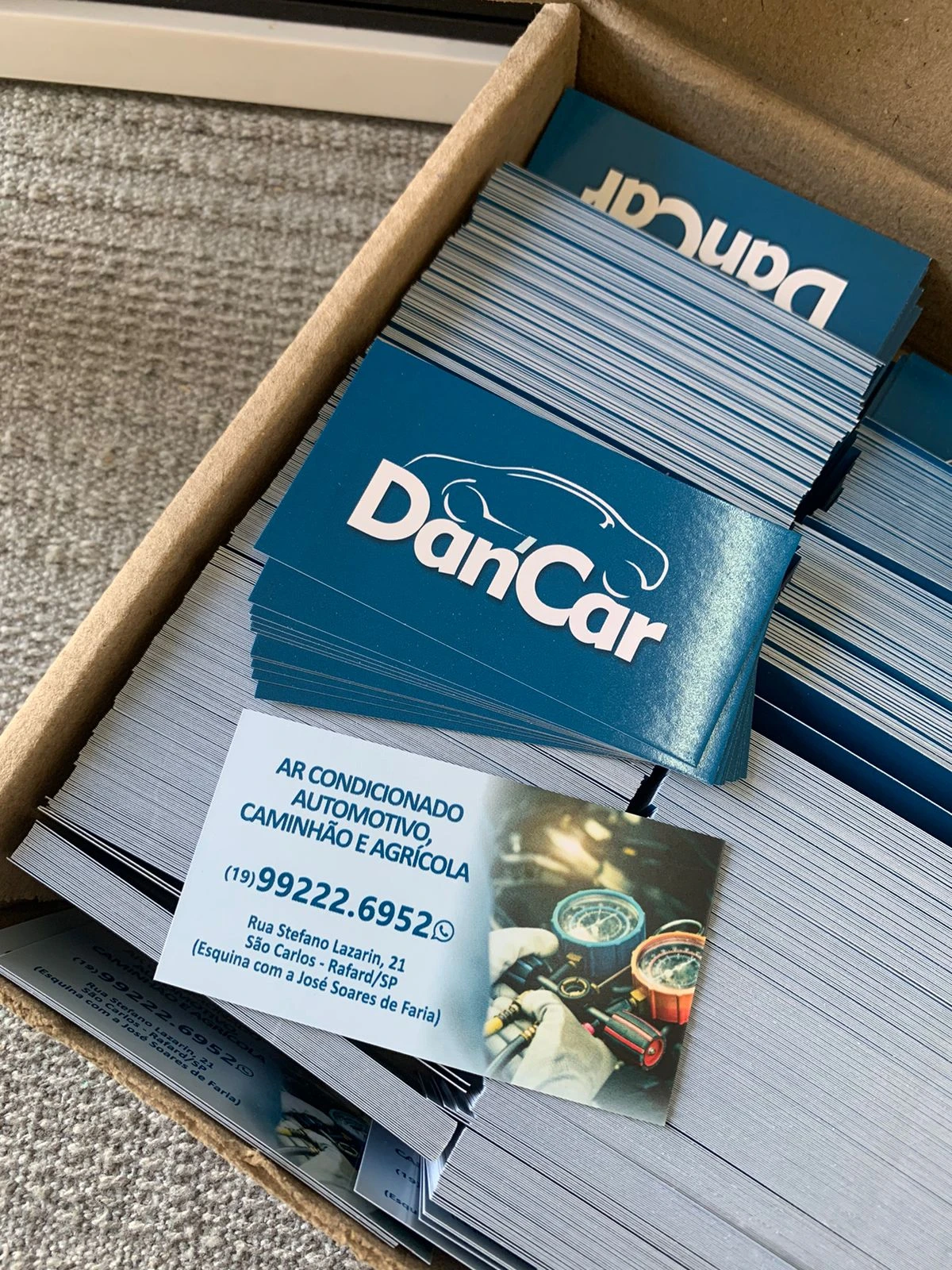 Cartão de Visita Verniz Total