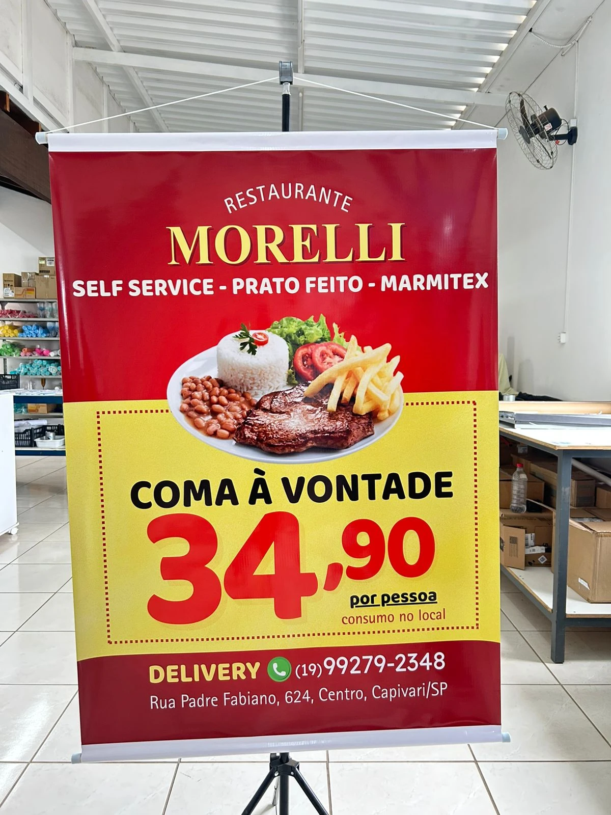 Banner em Lona 120x90cm