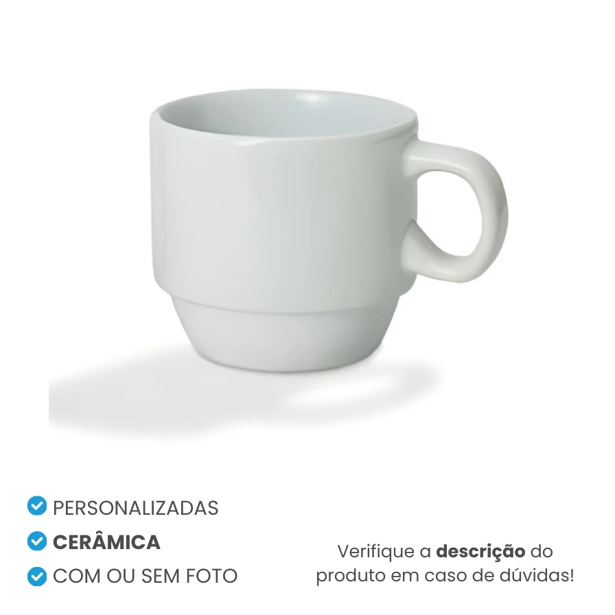 Xícara de Cerâmica Personalizada