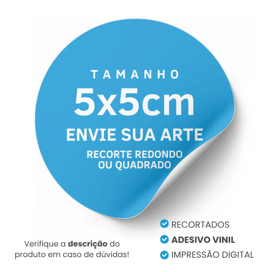 Adesivo Vinil 5x5cm