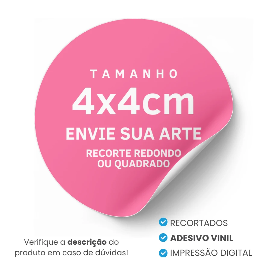 Adesivo Vinil 4x4cm