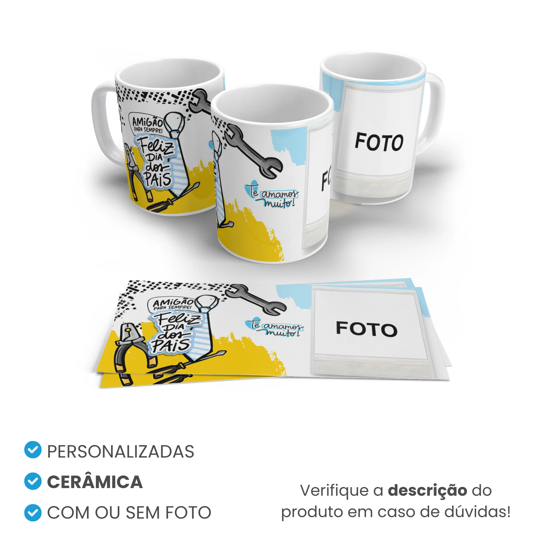 Caneca de Cerâmica Tradicional Personalizada Mod 4