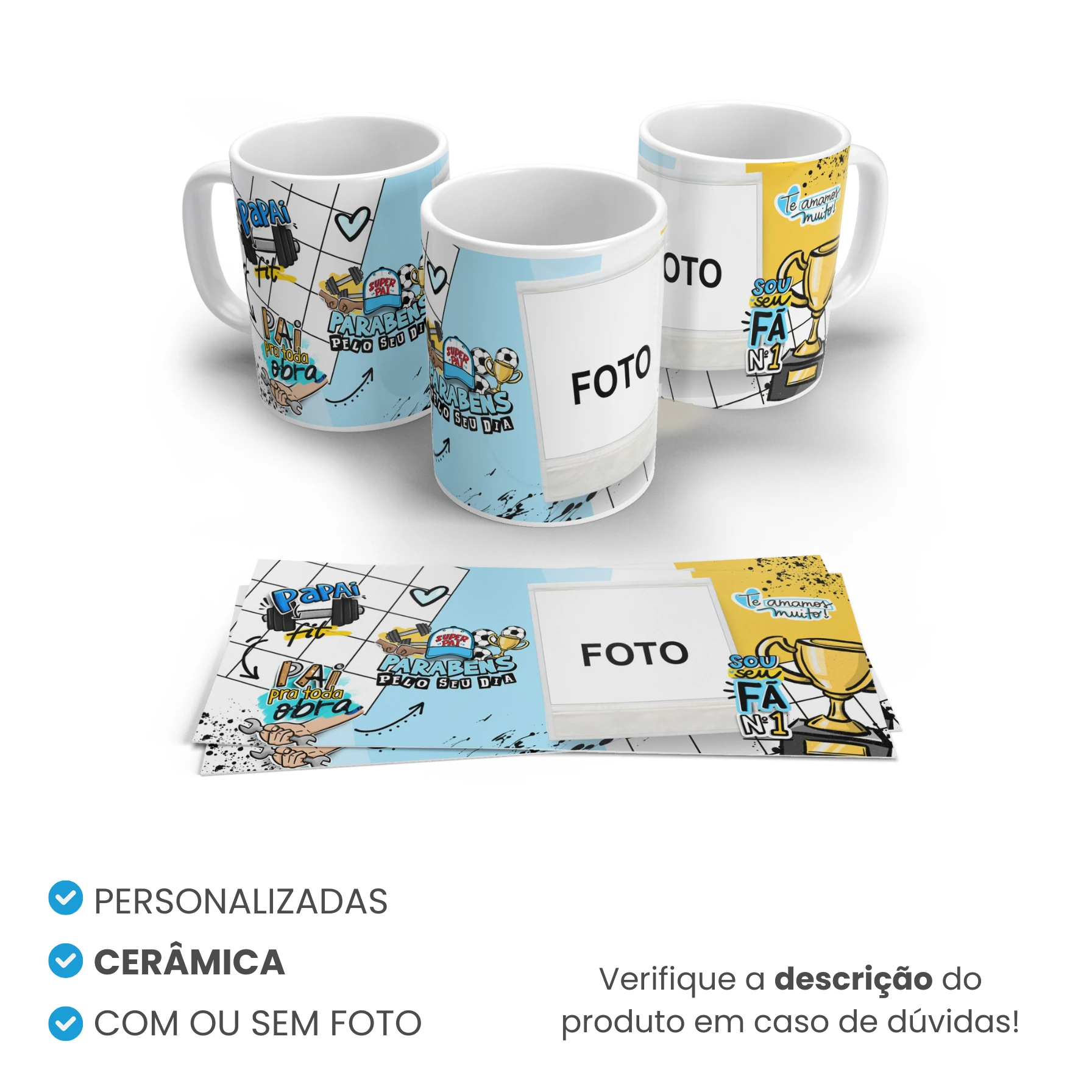 Caneca de Cerâmica Tradicional Personalizada Mod 5