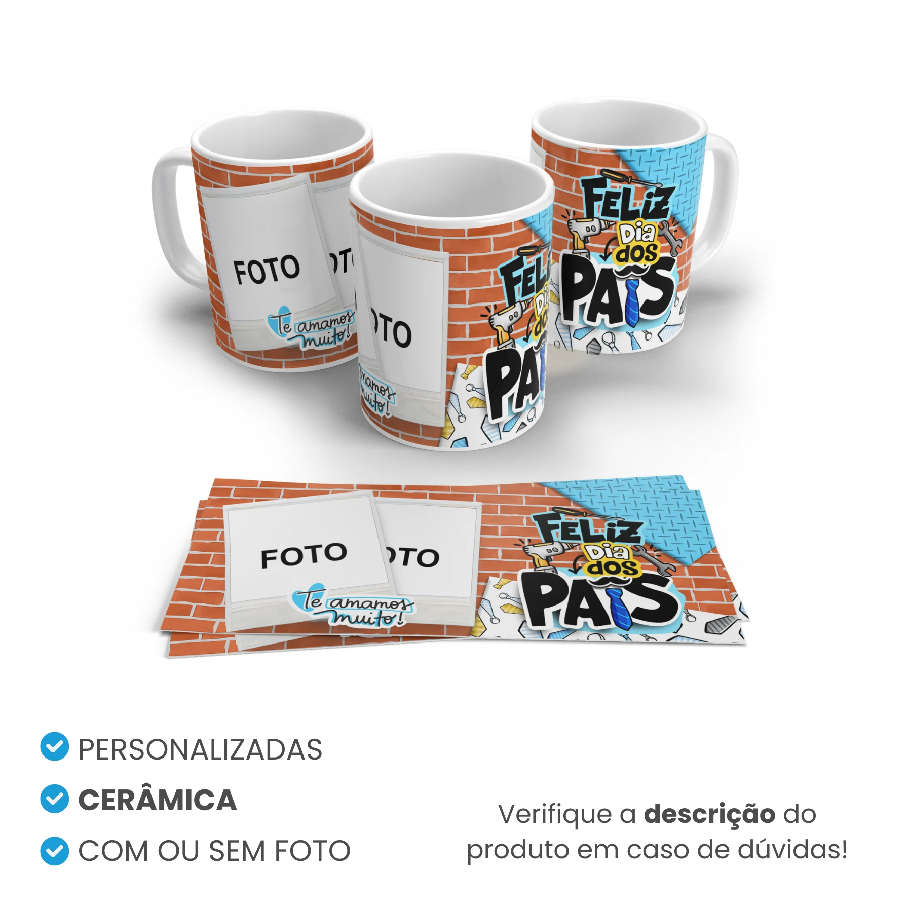 Caneca de Cerâmica Tradicional Personalizada Mod 9