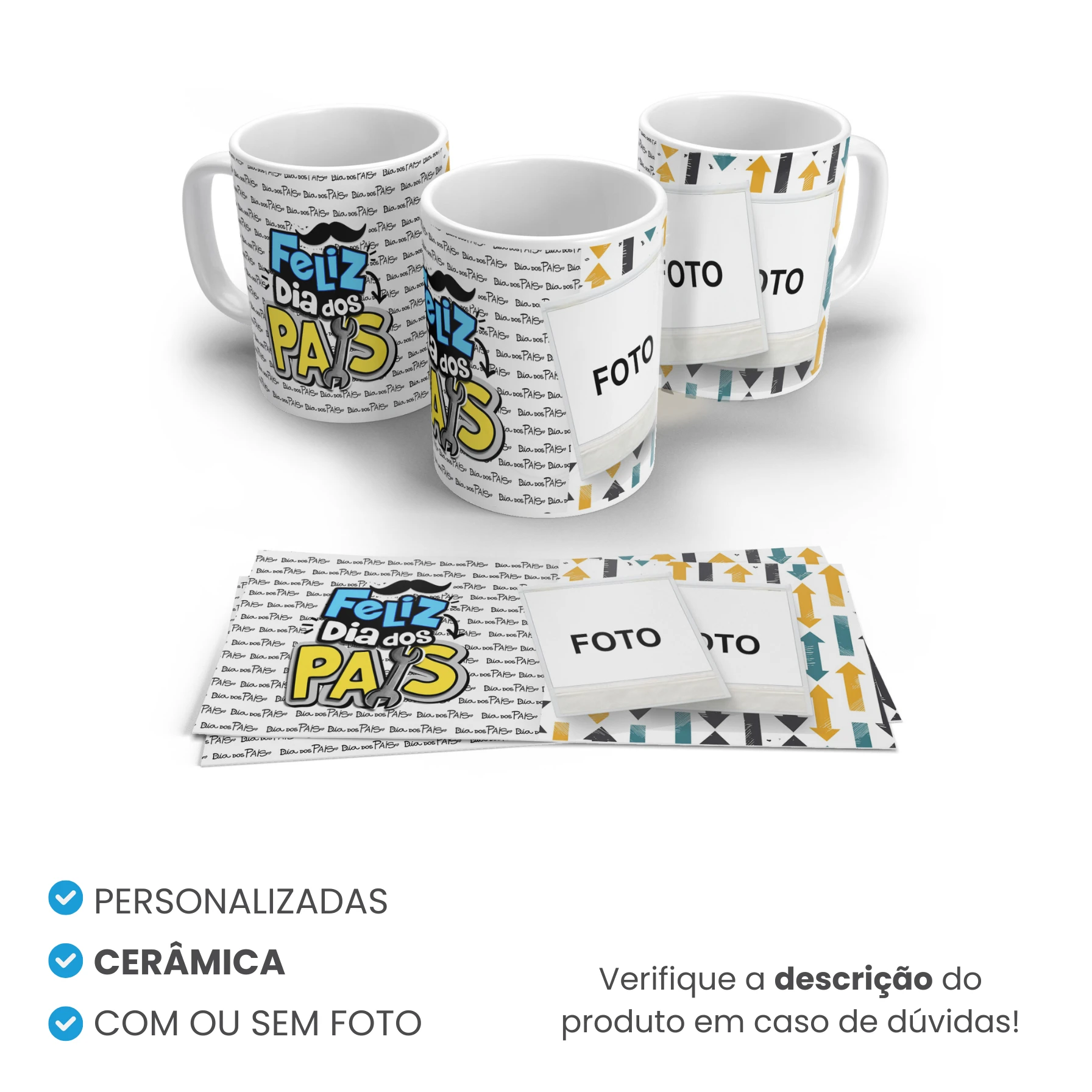 Caneca de Cerâmica Tradicional Personalizada Mod 10