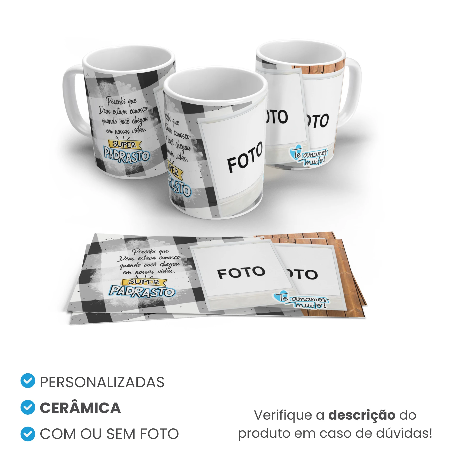 Caneca de Cerâmica Tradicional Personalizada Mod 11